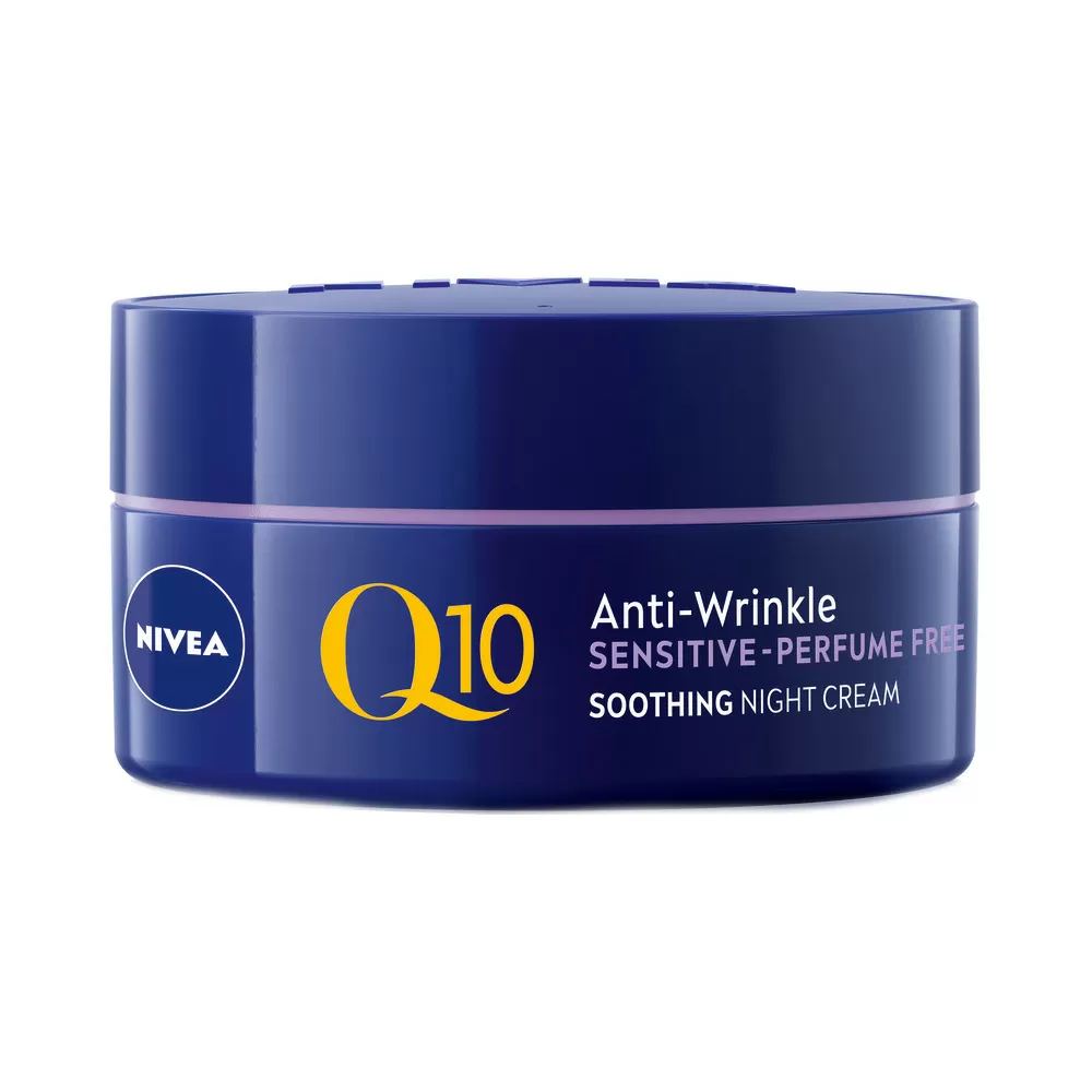 Nivea Q10 Sensitive Anti-Wrinkle Night Cream - 50 ml.