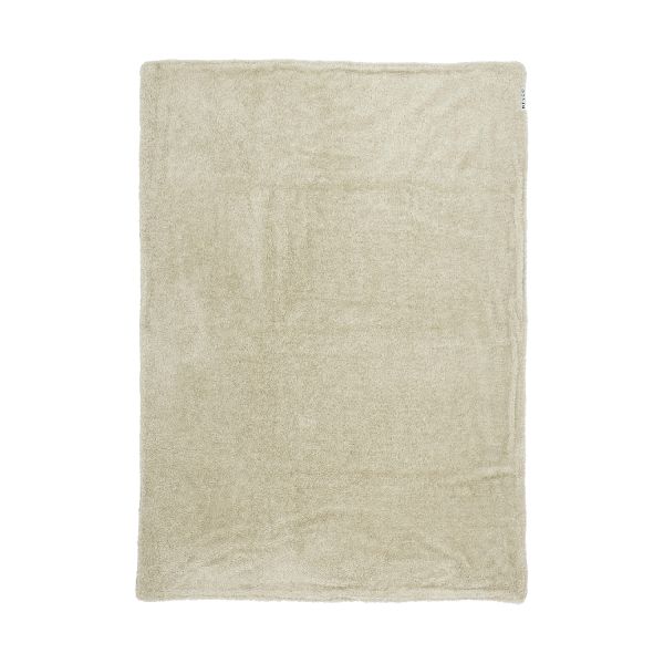 Meyco Ledikantdeken Knit Basic Sand Melange Teddy 100x150cm