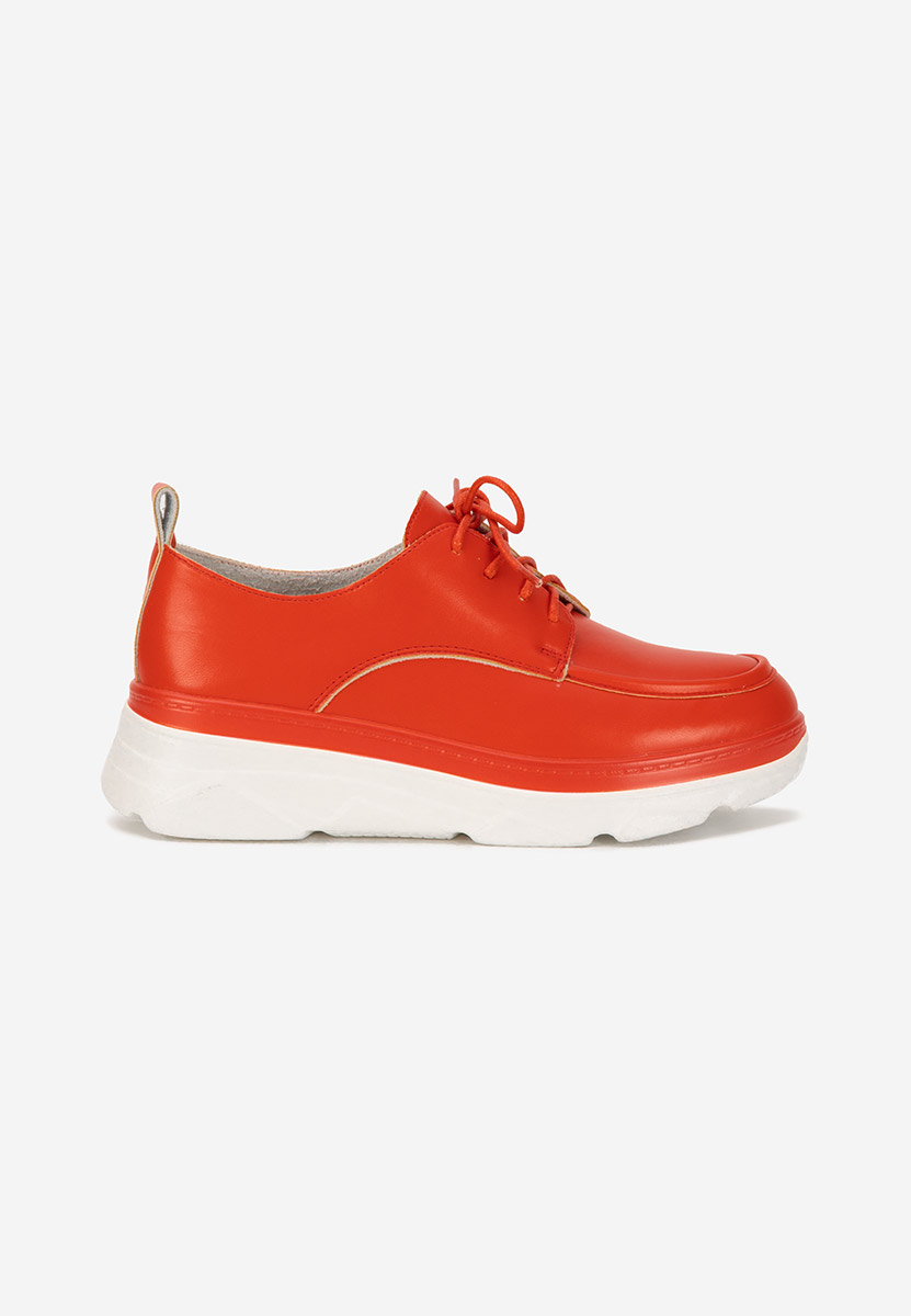 Mocassins pour femme avec lacets rouges Eleonorai