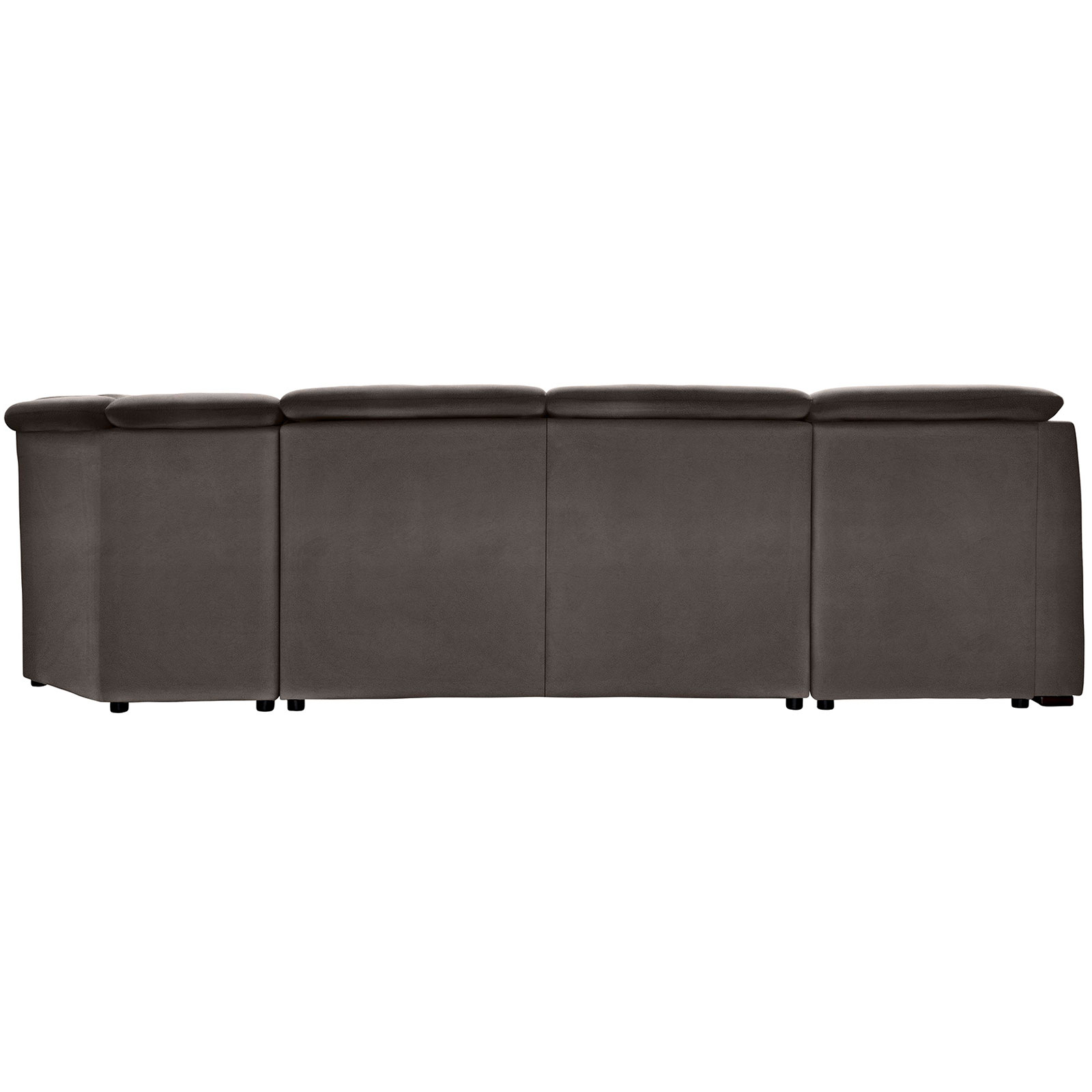 polsterpower Wohnlandschaft - Saddle anthrazit - Basismodell - links
