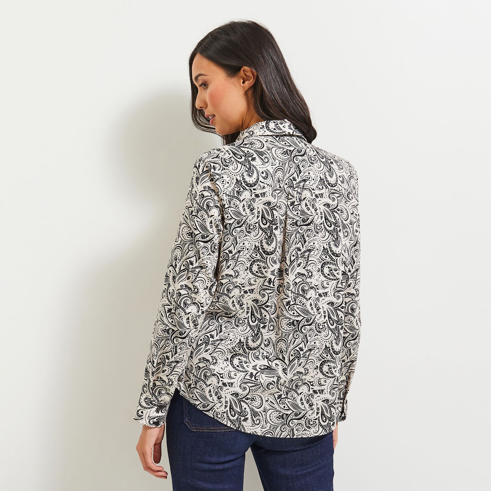 Chemise imprimée femme