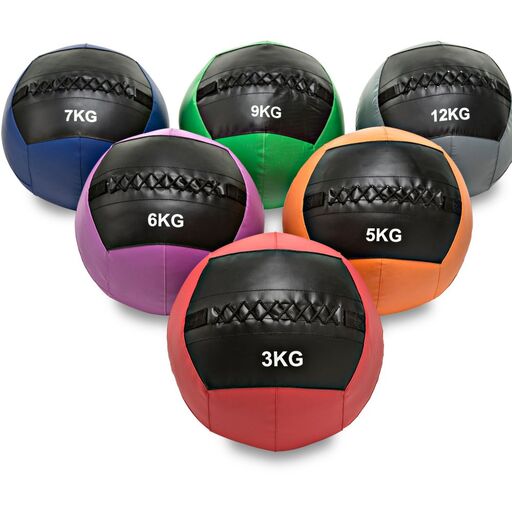 Bola de parede com costura dupla, colorida, 6 kg