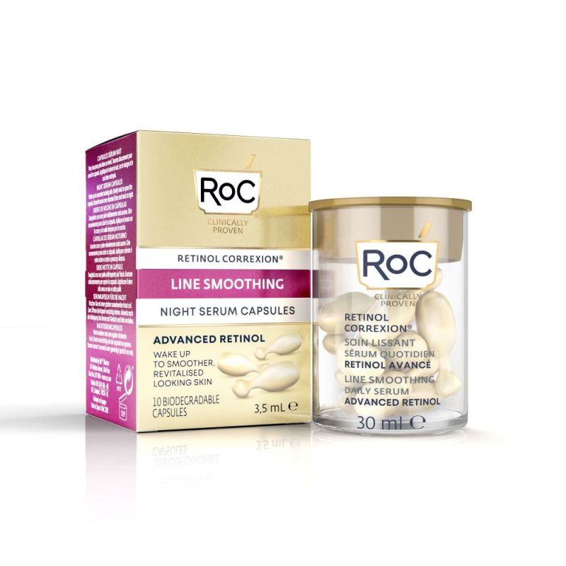 RoC Retinol Correxion Line Smoothing Nacht Serum10 Capsules