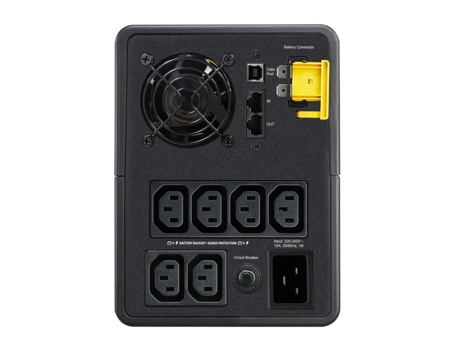 APC Back-UPS BX Series BX2200MI - UPS - AC 230 V - 1200 Watt - 2200 VA - 9 At - output-stikforbindelser: 6