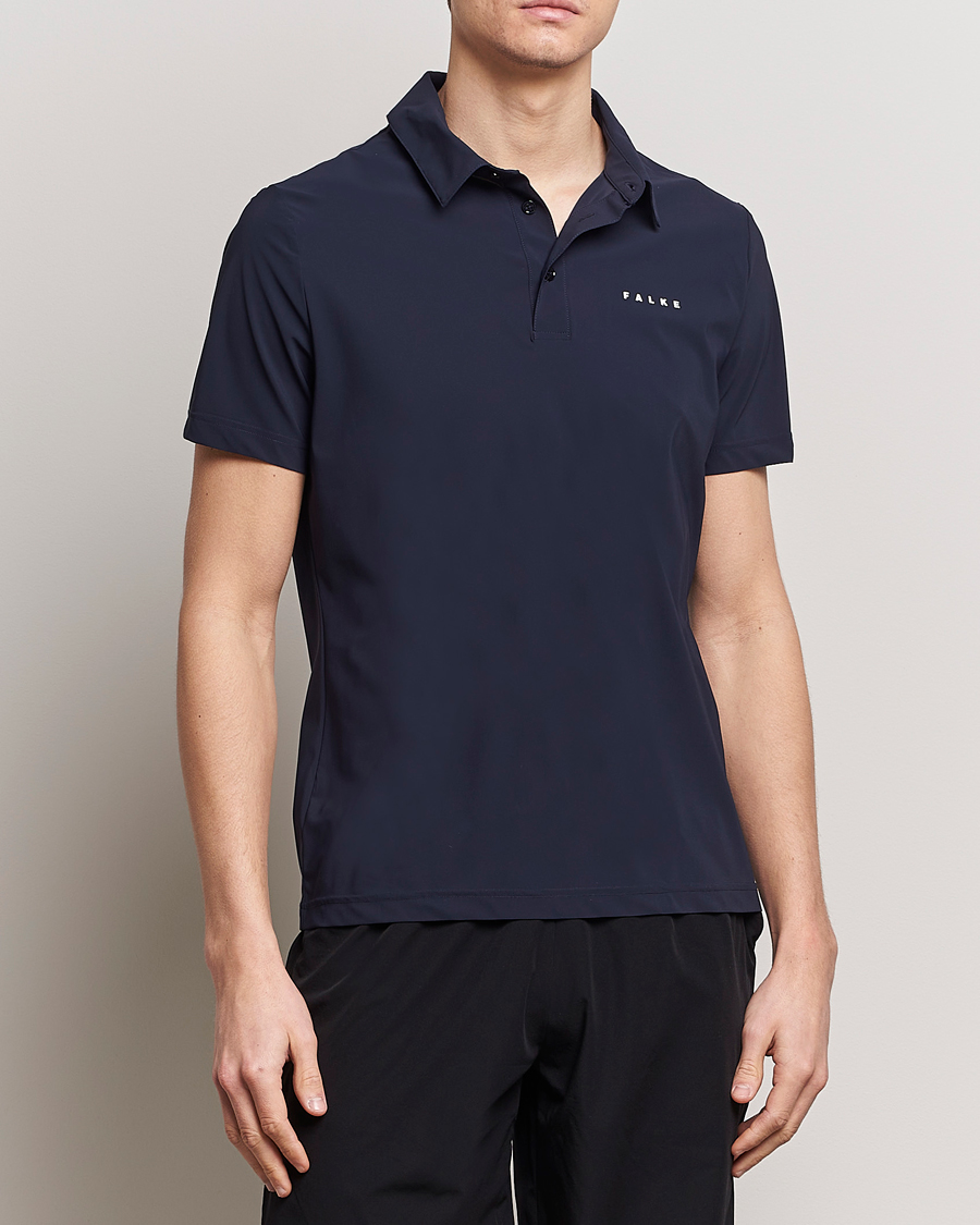 Falke Performance Polo Shirt Space Blue
