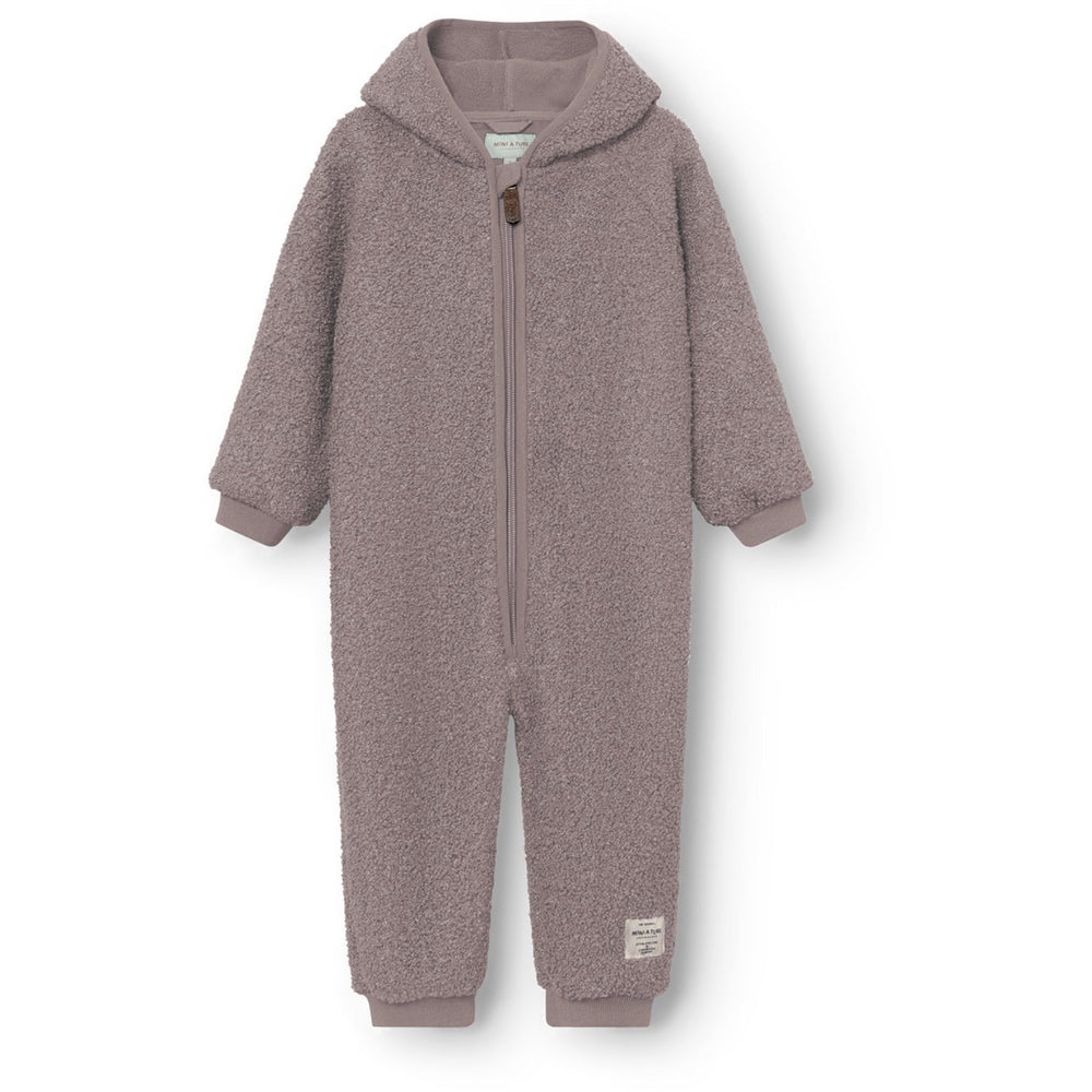 Køb Mini A ture Zinc Purple Matadel Teddyfleece Jumpsuit. GRS