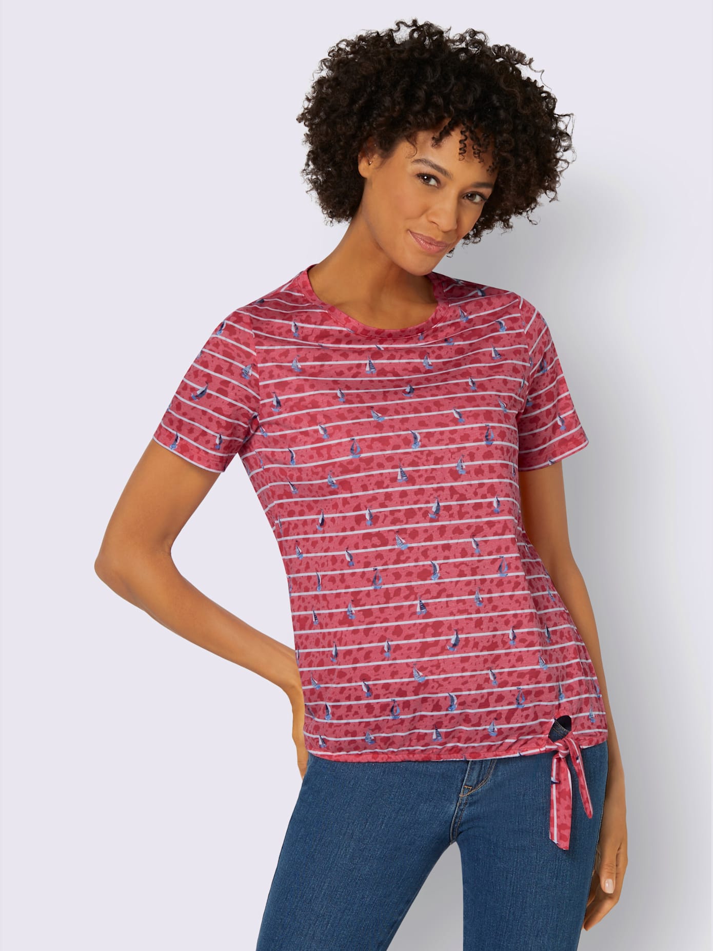 T-shirt avec viscose