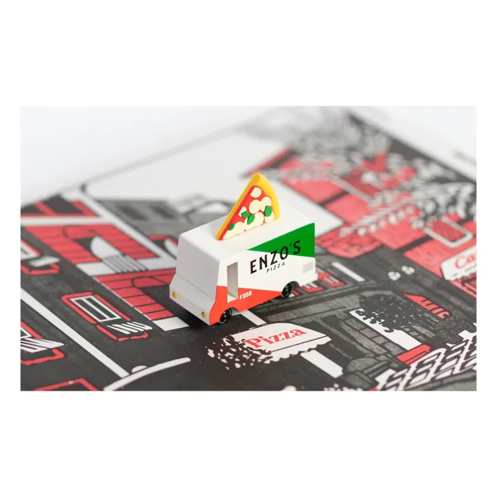 Candylab Voiture Pizza en bois