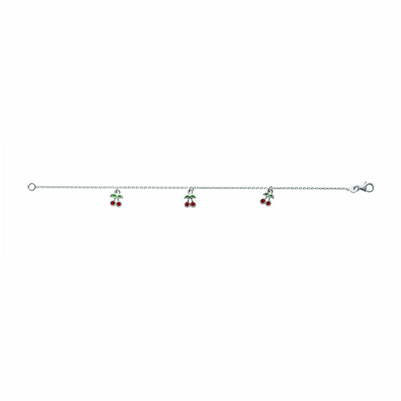 Bracelet Femme - Argent 925 - Email - Longueur : 16 cm