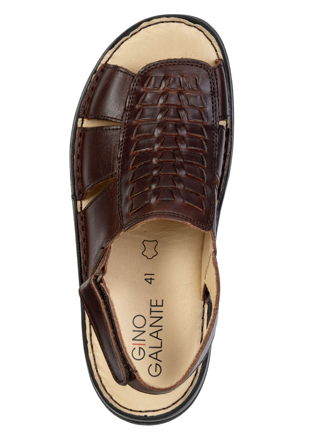 GINO GALANTE, leichte Herren-Sandalen, aus Leder