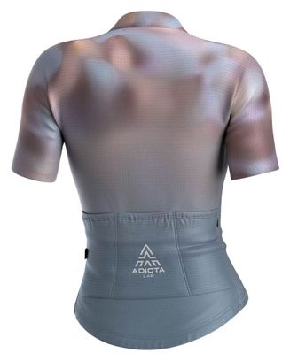 Maillot Femme Adicta Lab Valent WMN S/S Stone Gris Multicolore