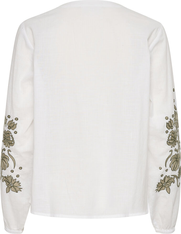 Cream CRBrodie Blouse Snow white