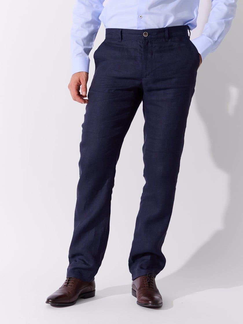 Luca linbukse Navy Blazer