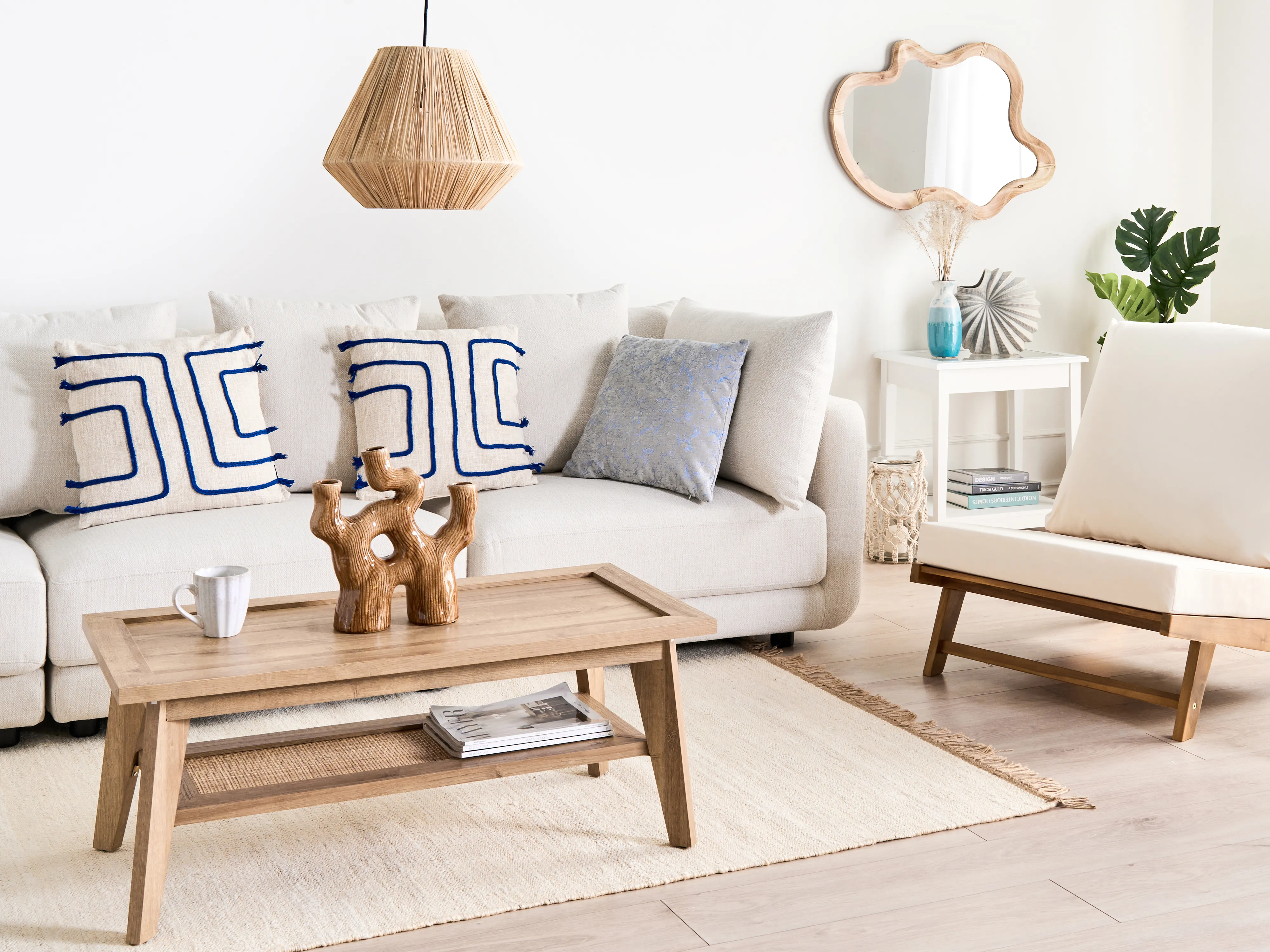 16-delige serviesset NETTLE Steengoed Gebroken wit