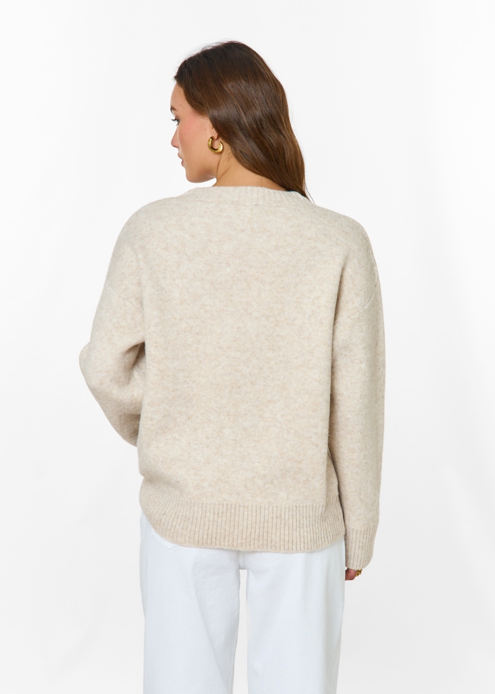 Essential trui beige