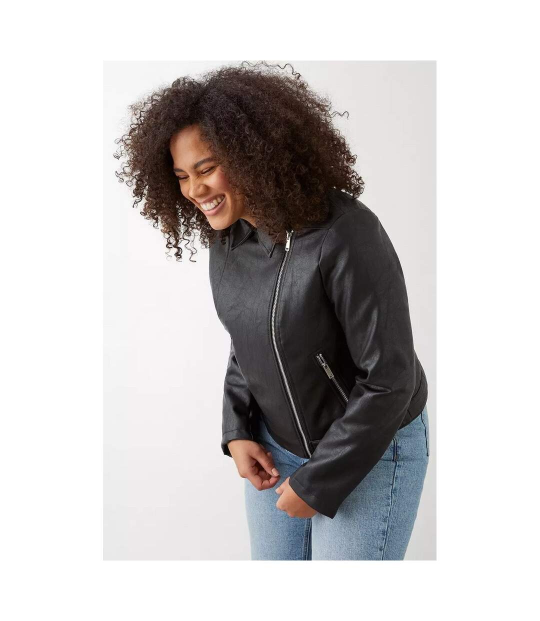 Dorothy Perkins - Veste motard - Femme (Noir) - UTDP1038