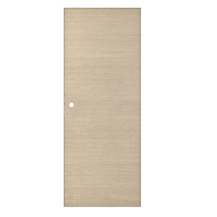 Porte coulissante Summa bois naturel H.204 x l.73 cm