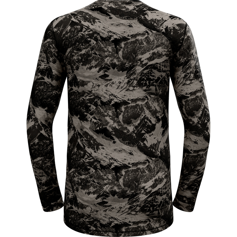 Odlo Herren Merino Mountains Crew Neck BI Longsleeve