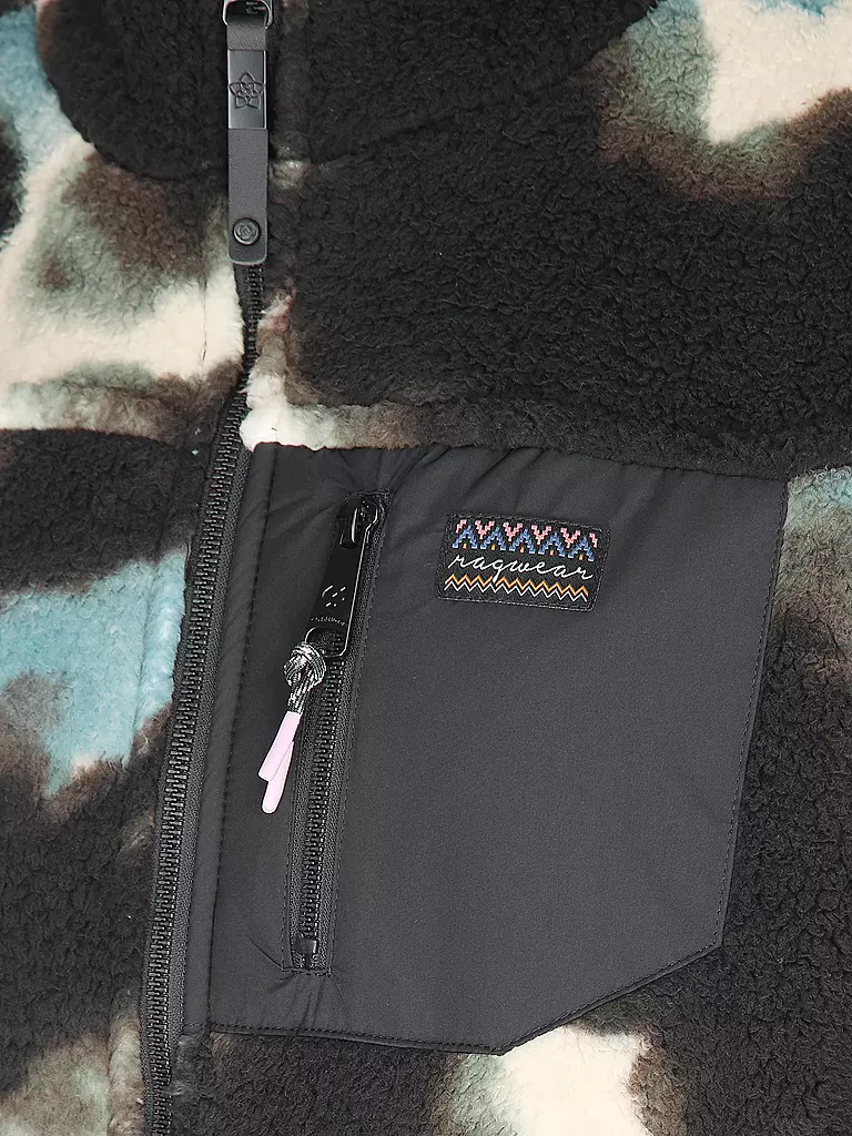 RAGWEAR Fleecejacke ALARIS  schwarz