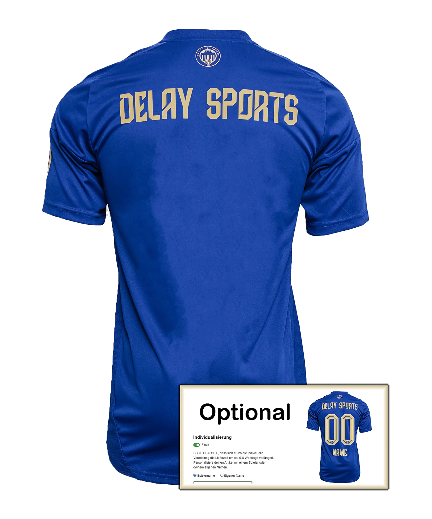 adidas Delay Sports Trikot 2024/2025 Blau