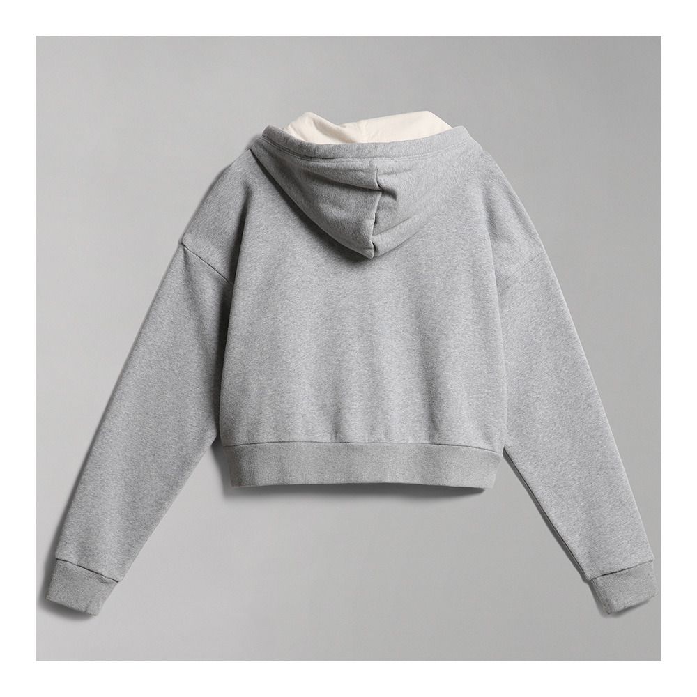 Napapijri BURGEE CROP - Sweat Femme med grey mel