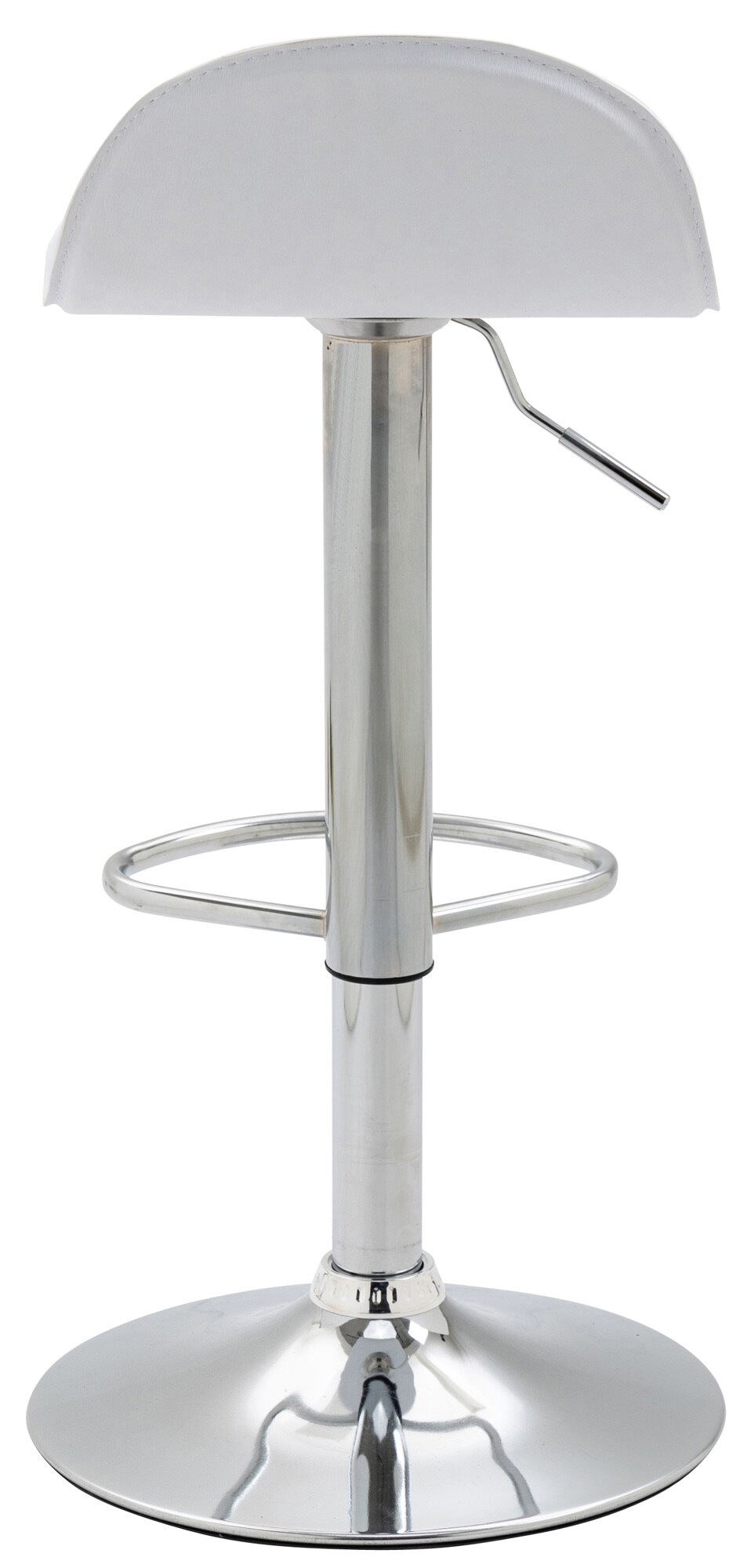 CLP 2er Set Barhocker Lana V2 Mit Kunstlederbezug I 2 x Höhenverstellbarer Barstuhl Mit Lehne