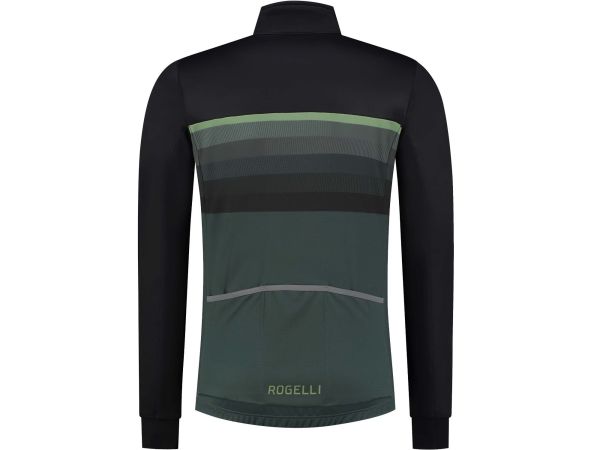 Rogelli Hero II Vinterjakke, Black/Green