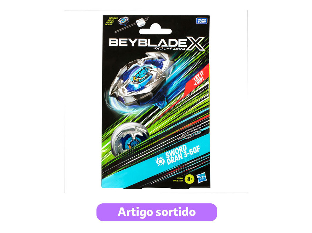 BBX KIT PIÃO&LANÇADOR BEYBLADE MODELOS SORTIDOS