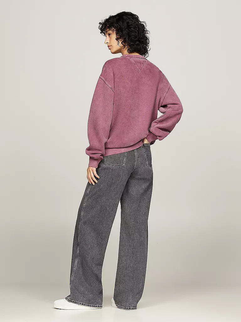 TOMMY JEANS Sweater dunkelrot