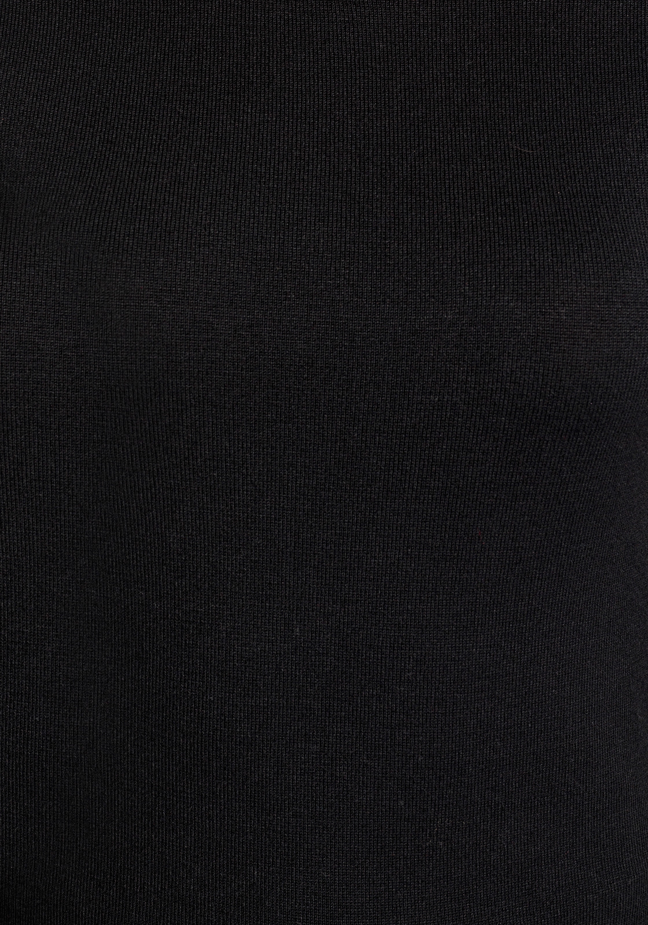 Melrose Strickpullover , mit U-Boot Ausschnitt und Spitzenärmeln