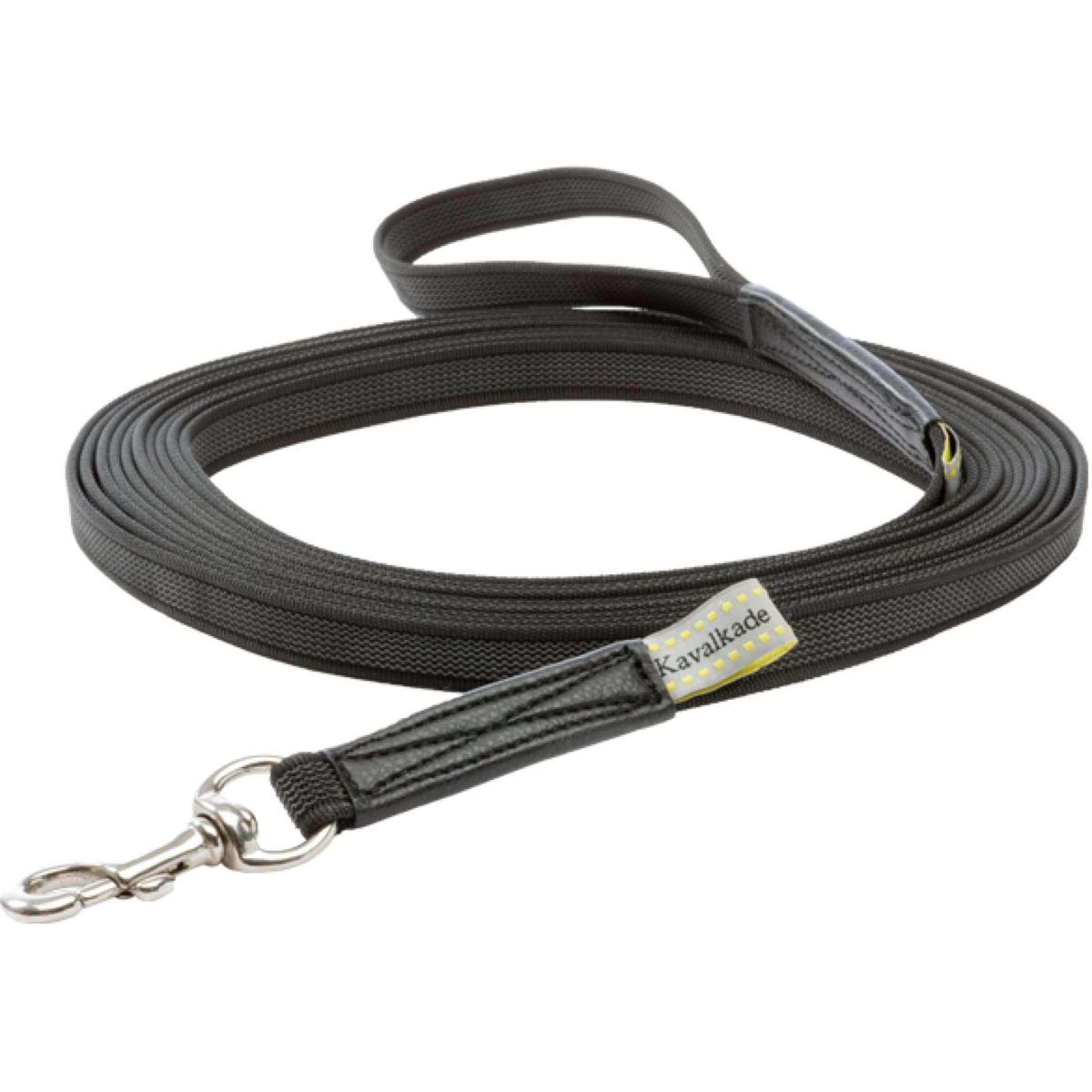 Kavalkade Longeerlijn Grip 19mm Zwart