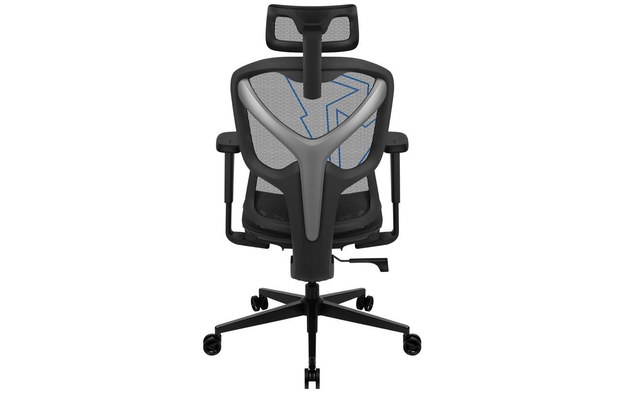 Bürostuhl YTC-Mesh Racer Blau/Schwarz<br>Ergonomischer Bürostuhl