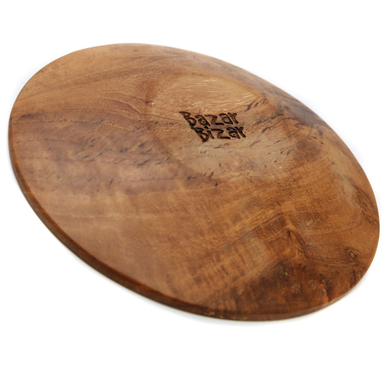 Bazar Bizar Assiette ronde Teak Root beige - D.14 cm