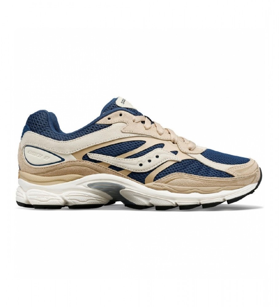 Tênis Saucony Progrid Omni 9 em couro multicolorido