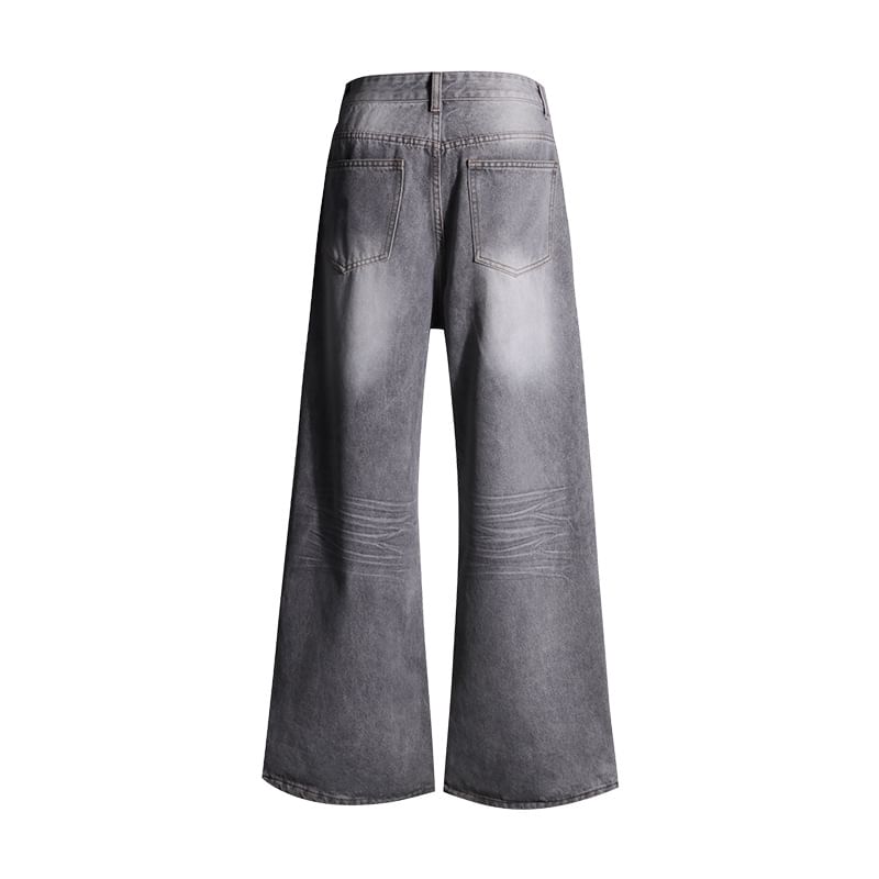 Litoya - Low Waist Washed Wide Leg Jeans (Diverse designs)