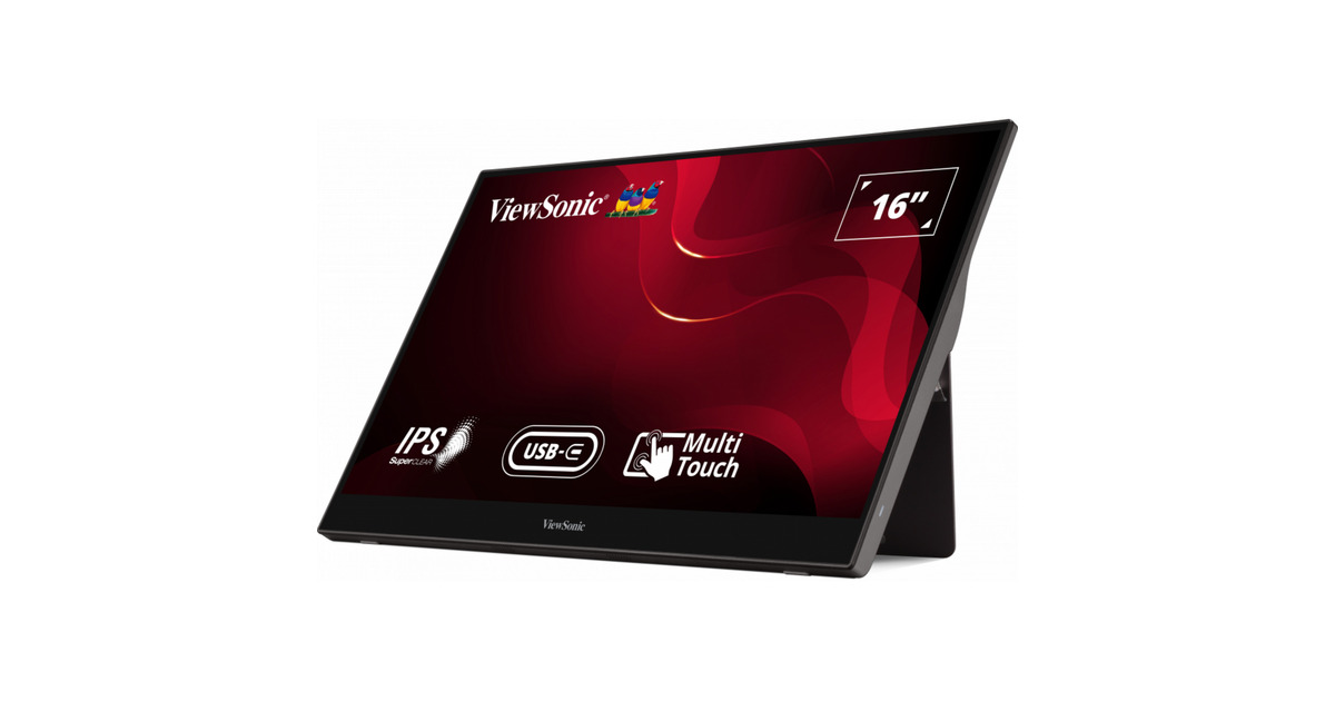 ViewSonicUSB-C Multi-Touch Portable Monitor TD1655 16
