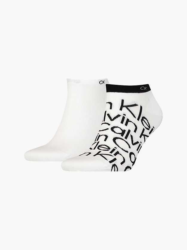 Conjunto de 2 meias de tornozelo com logotipo