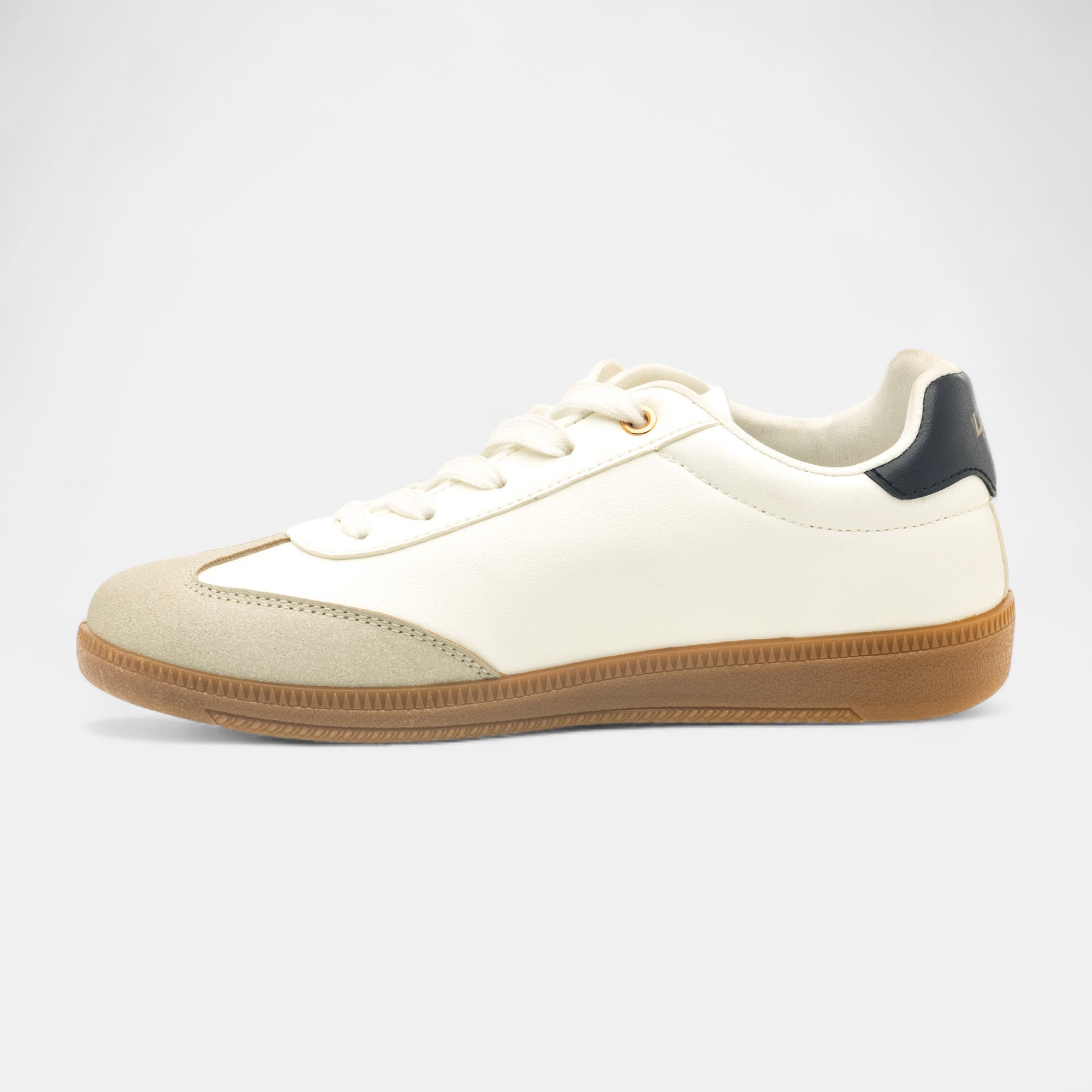 Baskets basses Femme blanc noir