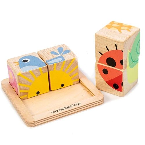 Tender leaf toys blokkenpuzzel (4st)