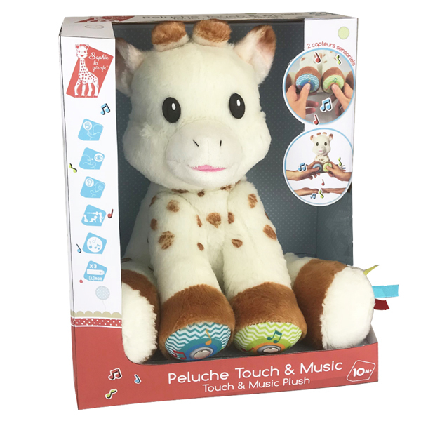 Peluche Sophie la girafe touch and music