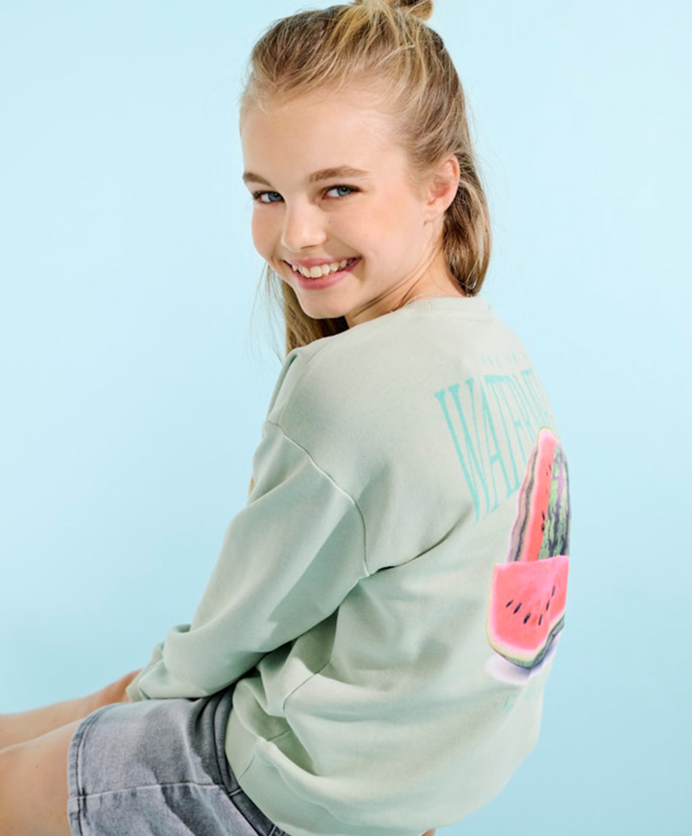 Only Meisjes sweater blauw