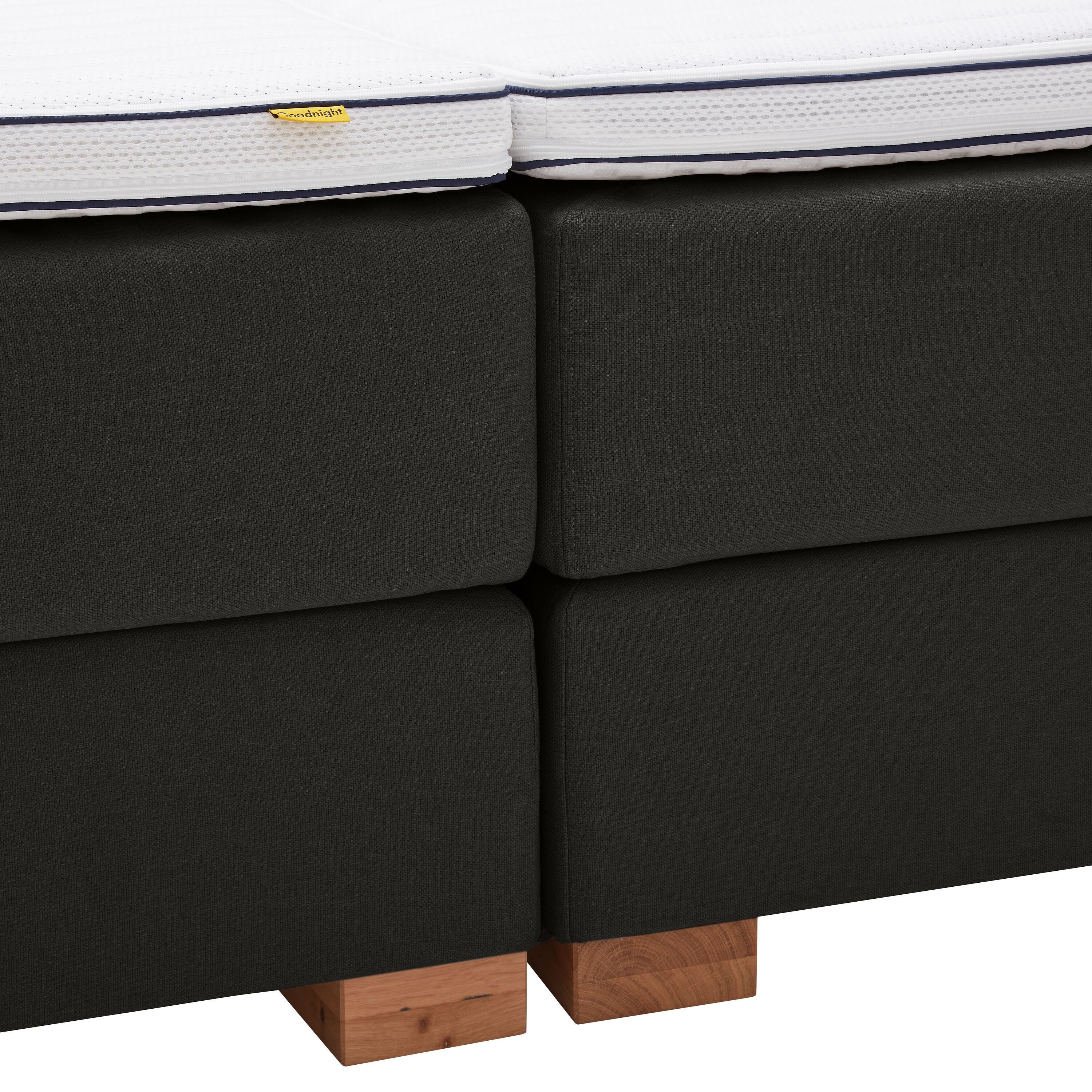 bico GOODNIGHT Boxspringbett - Anthrazit / B: 180.0 cm x T: 200.0 cm