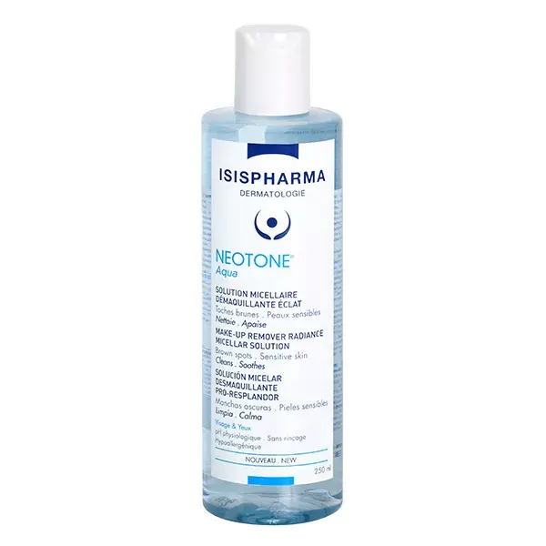 Solução de limpeza micelar Isispharma Neotone Aqua 250ml