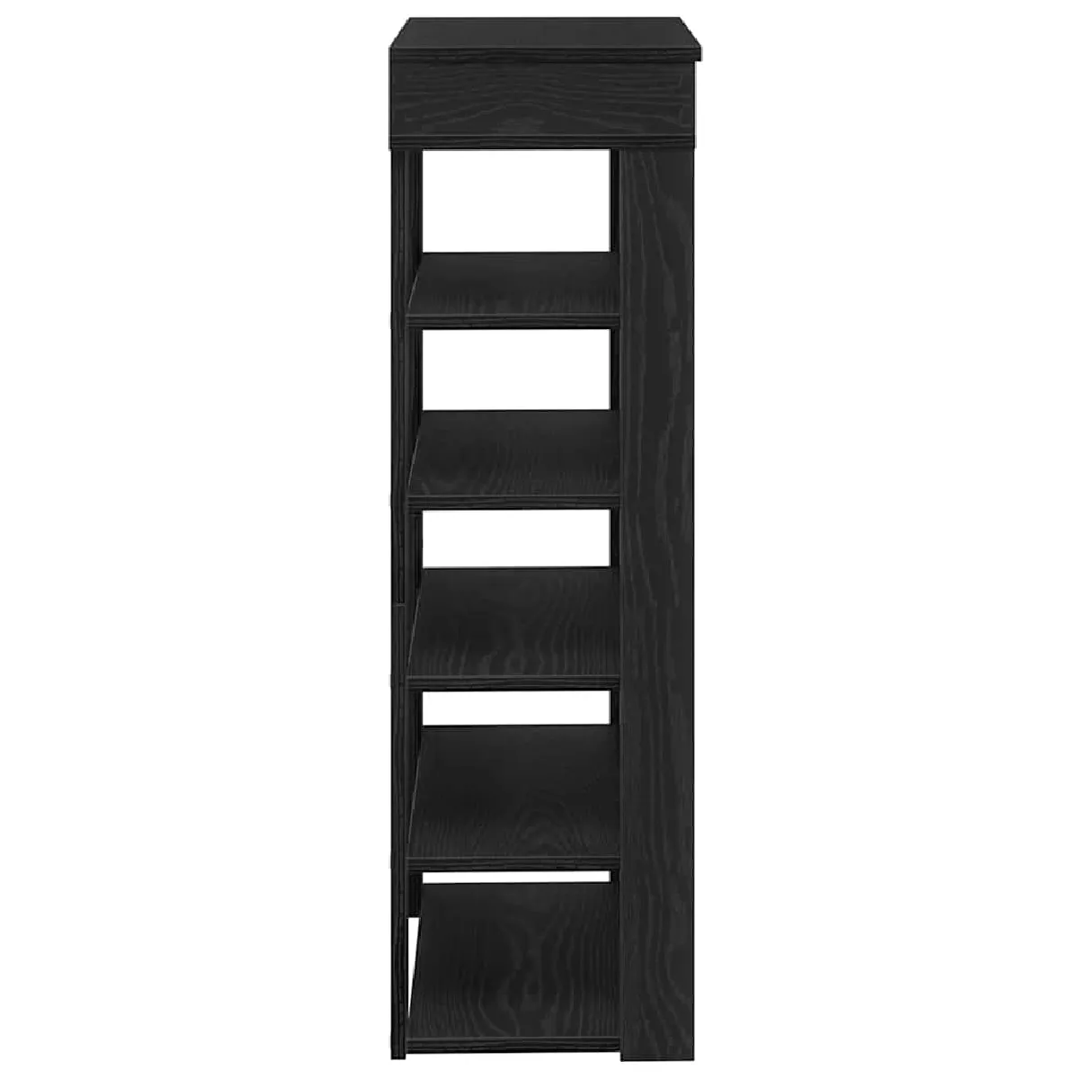 VIDAXL Étagère à chaussures 60x30x98 cm - Noir