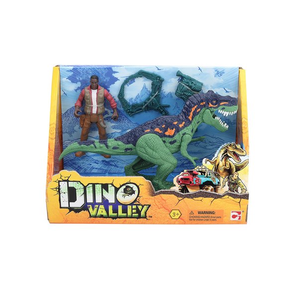 Dinosaure et personnage Dino Valley