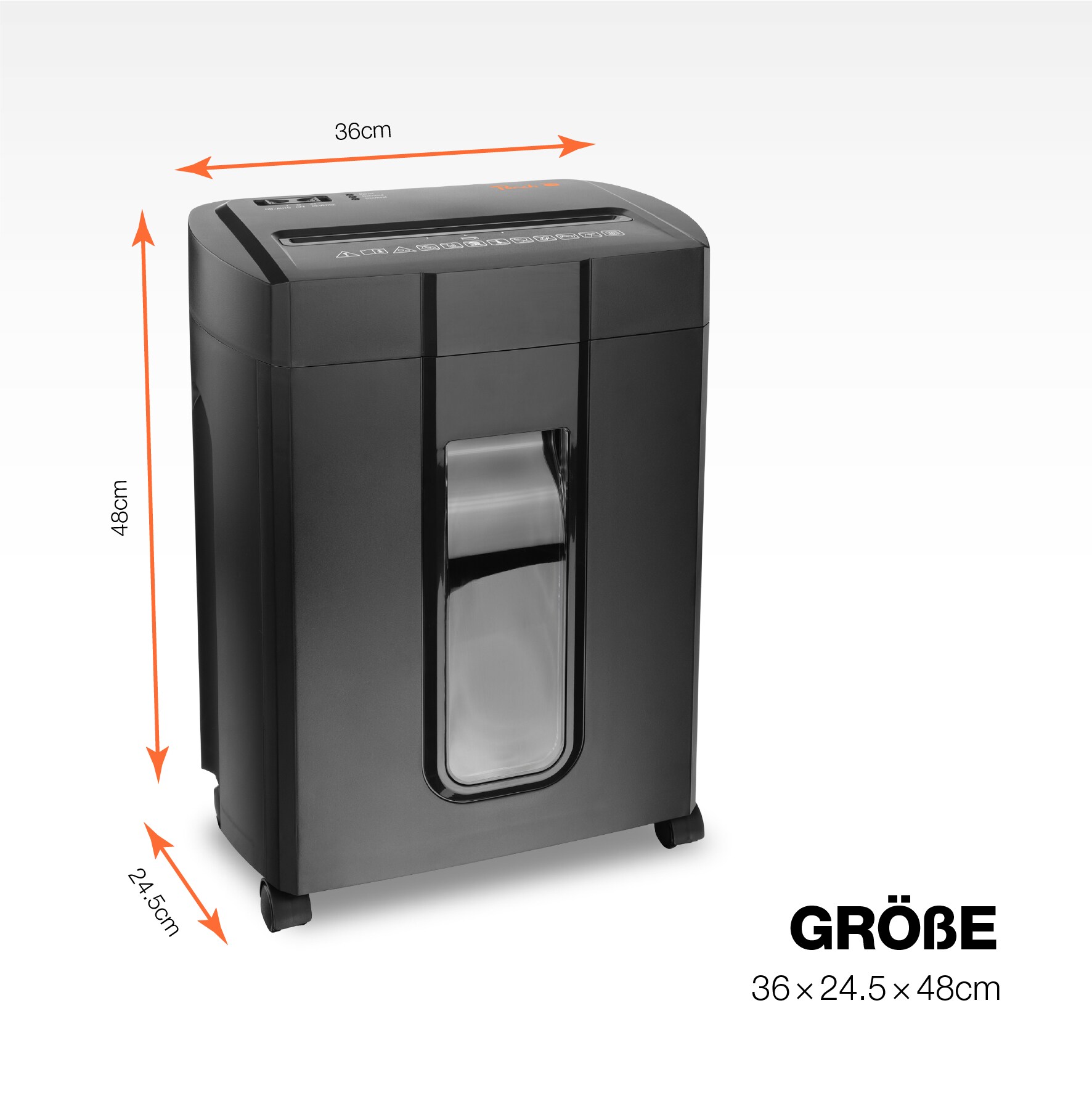Peach Cross Cut Shredder PS500-70OP
