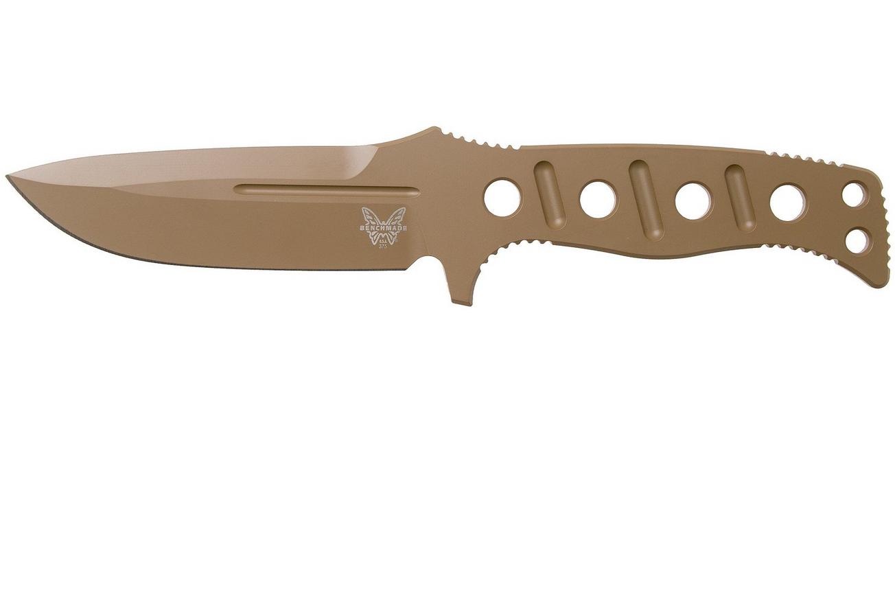 Benchmade 375FE-1 Flat Earth, Sibert Adamas vaststaand mes, Shane Sibert design