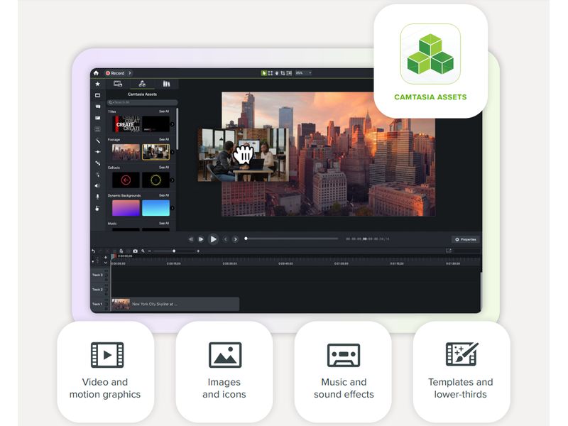 TechSmith Snagit/Camtasia Legacy Business, SUB-RNW, 1-4 Use Snagit/Camtasia Bundle Legacy Business, Commercial, Subscription Renewal