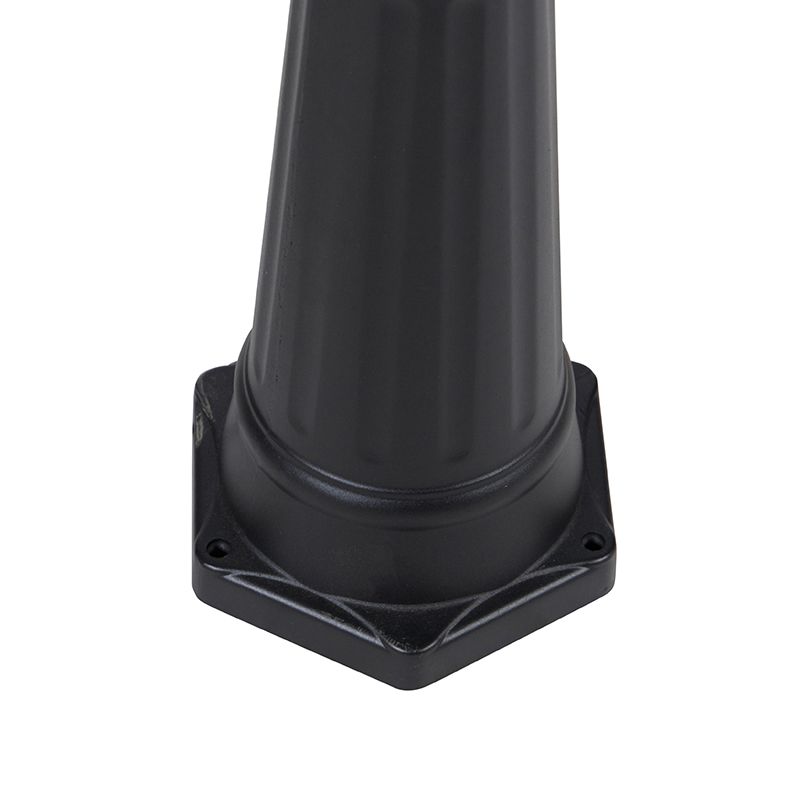 Buitenlantaarn zwart 220 cm 2-lichts IP44 - Havana