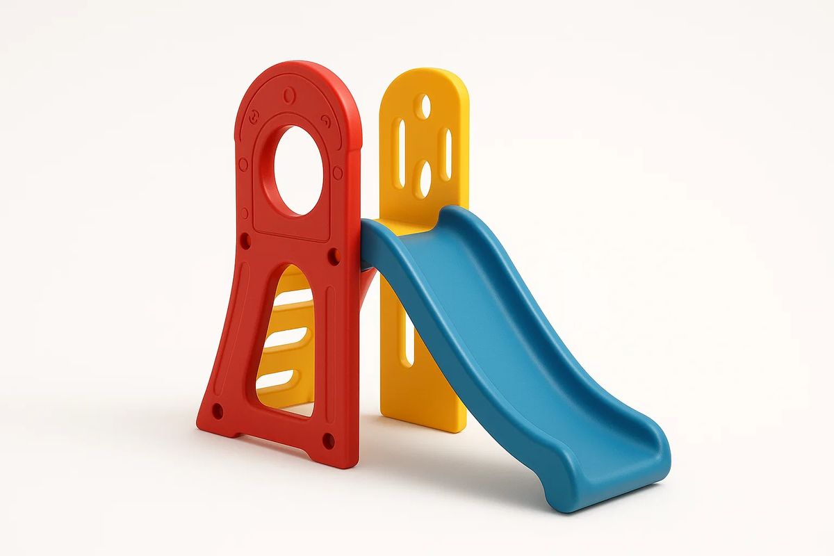 Kinderrutsche aus Polyethylen Blau/Rot/Gelb 140cm